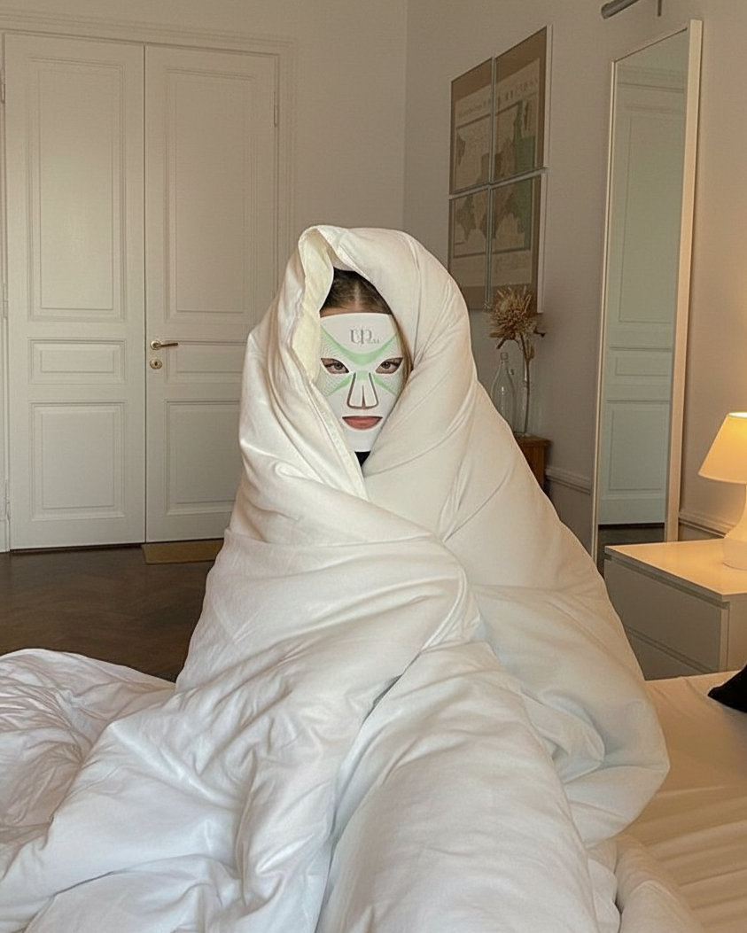 Masque LED Visage Upskin – Intégrez la luminothérapie professionnelle à votre routine