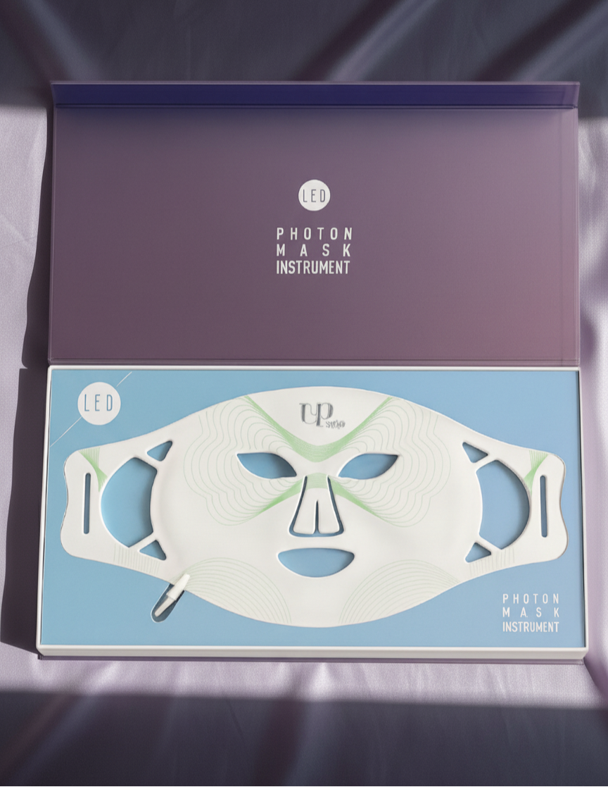 Masque LED Visage Upskin – Intégrez la luminothérapie professionnelle à votre routine